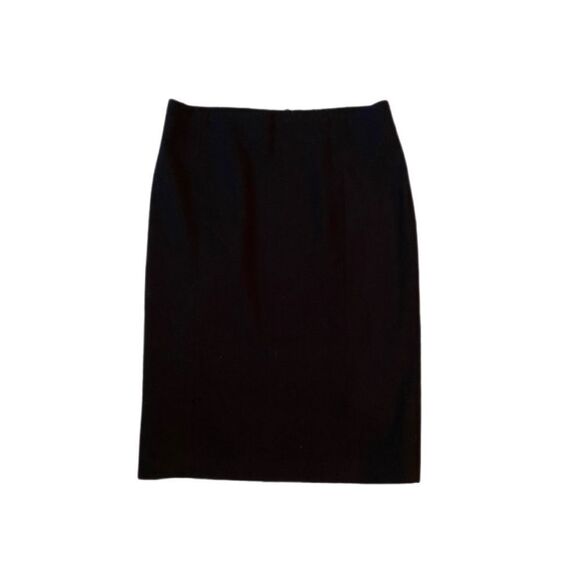 ZARA WOMAN BLACK SLIM CUT BLACK SKIRT SUIT SIZE 6 - Picture 7 of 9